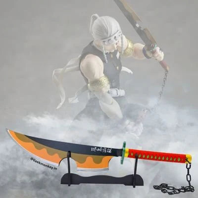 Tengen Uzui Katana with Stand [Demon Slayer: Kimetsu no Yaiba] - Set of 2