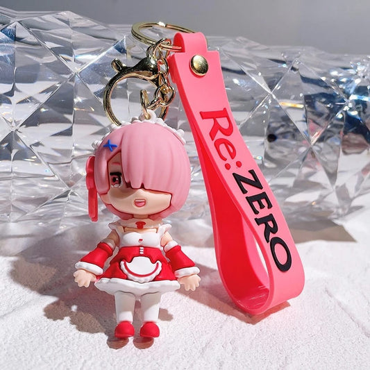 Anime Keychain – Re:Zero Edition (Pink)