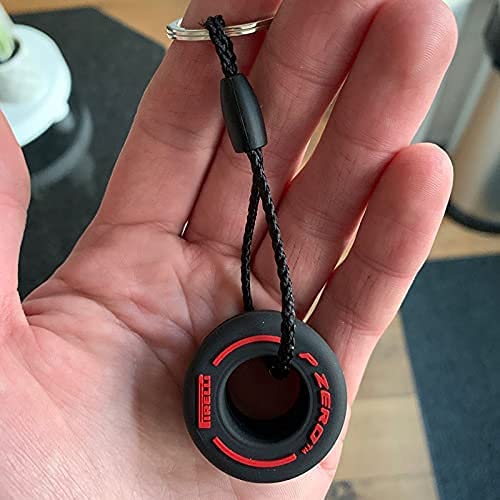 Mini Tire Keychain | Car Tyre Shape Key Ring | Unique Key Holder for Car & Bike Lovers (14cm)