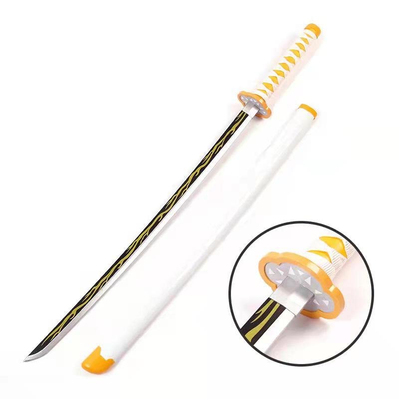 Zenitsu Agatsuma Nichirin Cosplay Wooden Katana – 104 CM