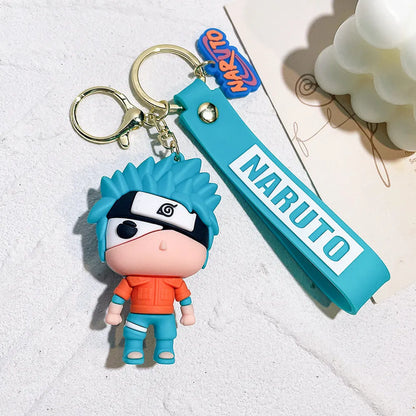 Naruto Anime Keychain – Cute Cartoon Ninja Figure with Strap