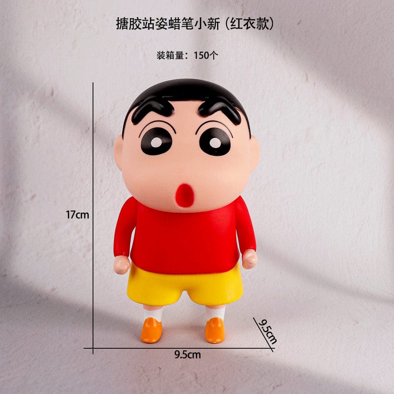 Crayon Shin-chan PVC Figure – 17cm Classic Red Outfit Collectible