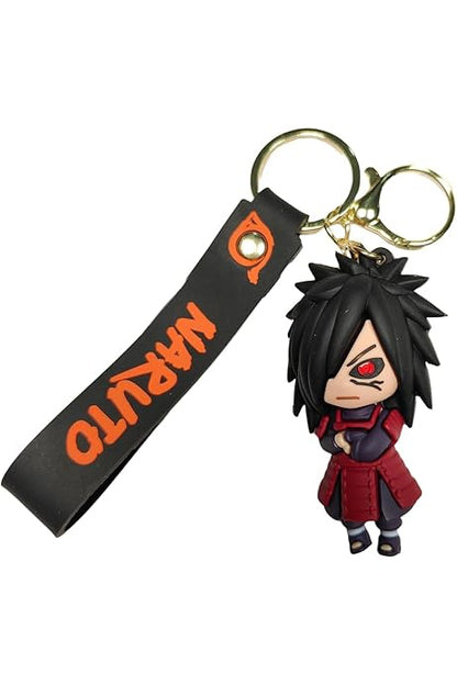 Naruto Anime Keychain with Strap – Madara Uchiha Character