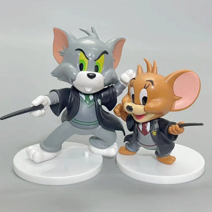 Tom and Jerry Superhero Action Figure Set – 6-Piece Collectible Toy Set