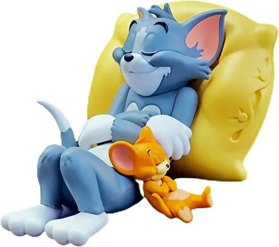 Tom & Jerry Cute Sleeping Dashboard Toy | Car & Home Decor Figurine (8cm x 6cm)