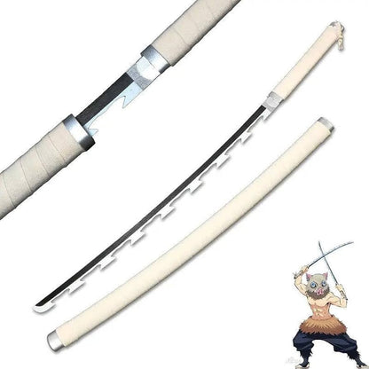 Inosuke Hashibira Nichirin Katana – Fully Assembled Cosplay Sword, size- 104cm