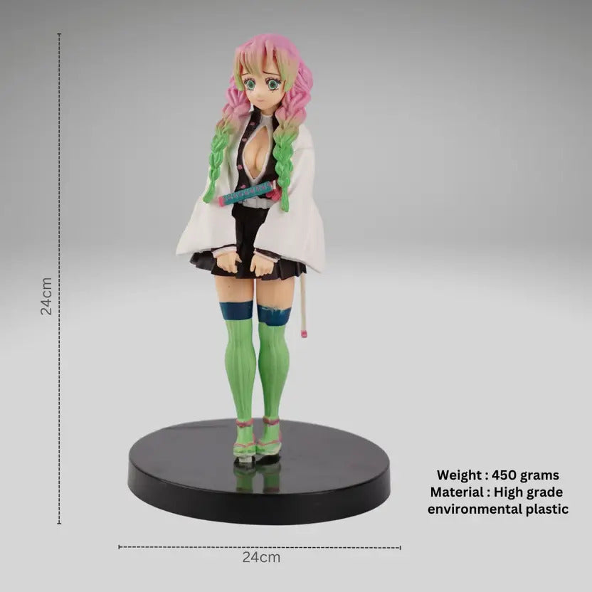 Demon Slayer Mitsuri Kanroji Figure | Anime Collectible Model Toys Gift | 15 cm