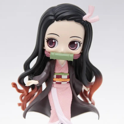 Anime Demon Slayer Nezuko Kamado Action Figure | Collectible Figurine | Cute Q-Posket Style Model Toy