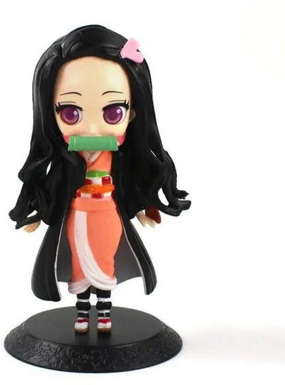 Anime Demon Slayer Nezuko Kamado Action Figure | Collectible Figurine | Cute Q-Posket Style Model Toy