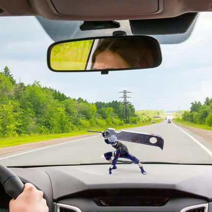 Kakashi Hatake Anime Action Figure with Giant Sword – Naruto Inspired PVC Collectible Statue (26.5 cm)