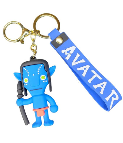 Avatar Cartoon Character Keychain with Strap – Cute & Durable