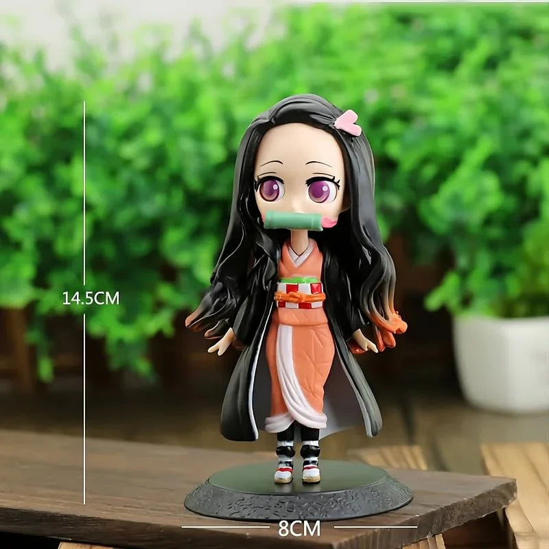 Anime Demon Slayer Nezuko Kamado Action Figure | Collectible Figurine | Cute Q-Posket Style Model Toy
