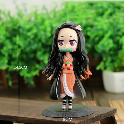 Anime Demon Slayer Nezuko Kamado Action Figure | Collectible Figurine | Cute Q-Posket Style Model Toy