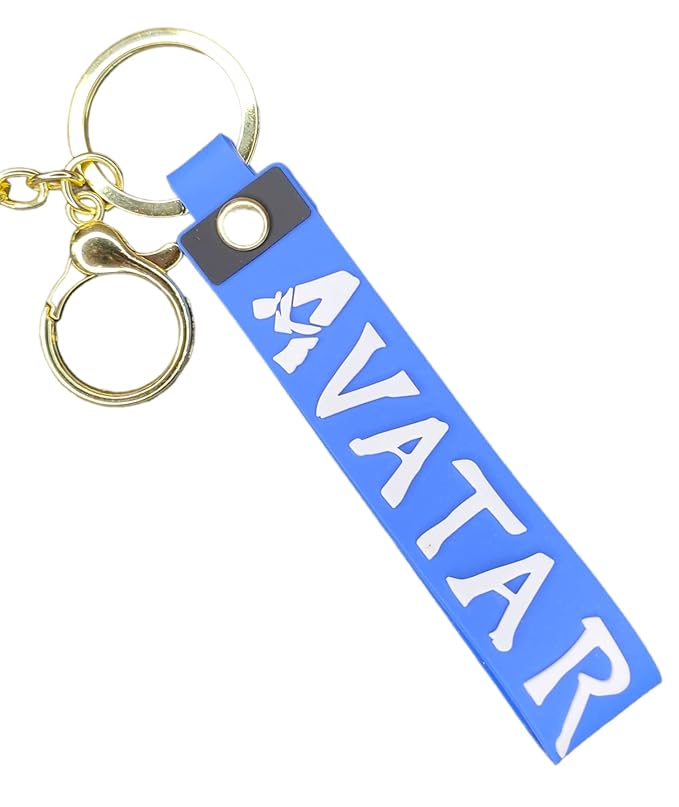 Avatar Cartoon Character Keychain with Strap – Cute & Durable
