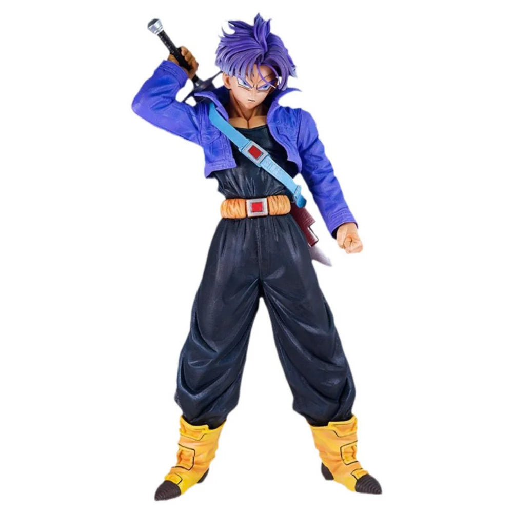 Dragon Ball Z Trunks PVC Action Figure | 43cm Anime Collectible Model Statue (Dual Head Version)