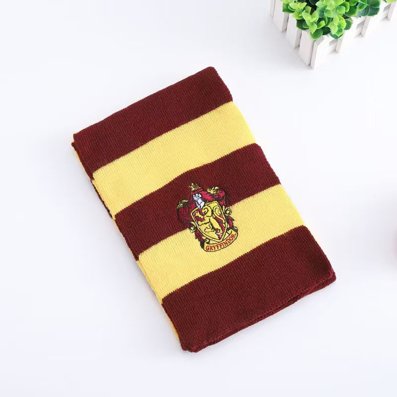 🧣 Gryffindor House Scarf | Harry Potter Themed Woolen Scarf for Winter & Cosplay