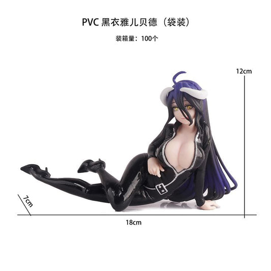 🖤 PVC Anime Figure – Ya Bei De in Black Outfit (12cm x 18cm)