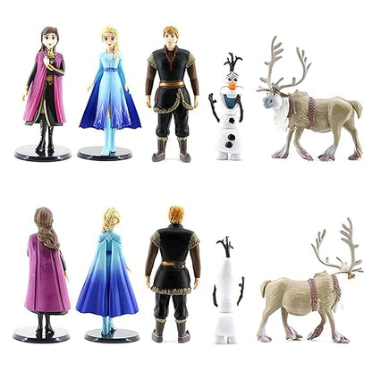 Disney Frozen 5 PCS Action Figure Set – Elsa, Anna, Olaf, Kristoff & Sven Collectible Toys
