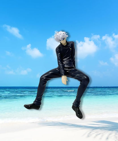Gojo Satoru Sitting Pose PVC Action Figure | 11cm Jujutsu Kaisen Anime Collectible Toy | Premium Display Model for Fans & Gifts
