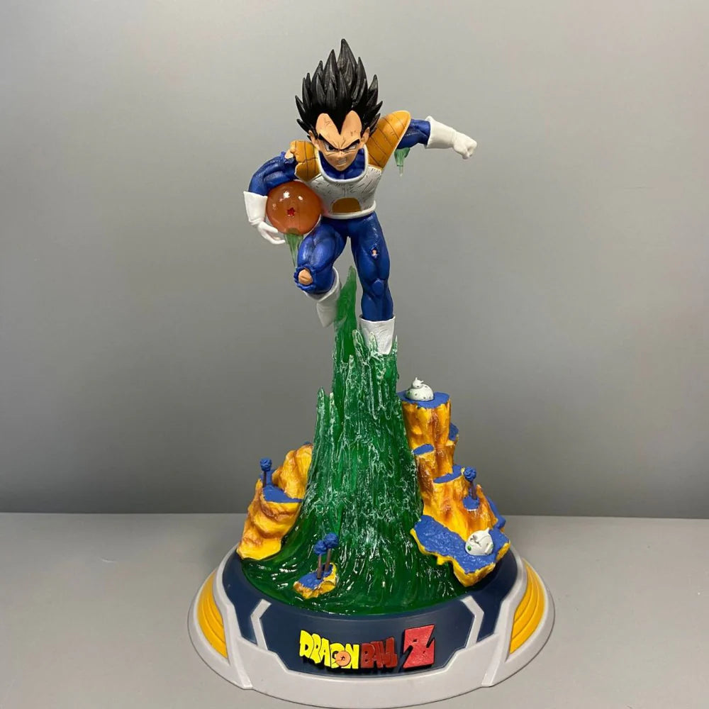 Dragon Ball Z Vegeta PVC Action Figure | Saiyan Armor Collectible Model Statue | 25cm Anime Display Figurine