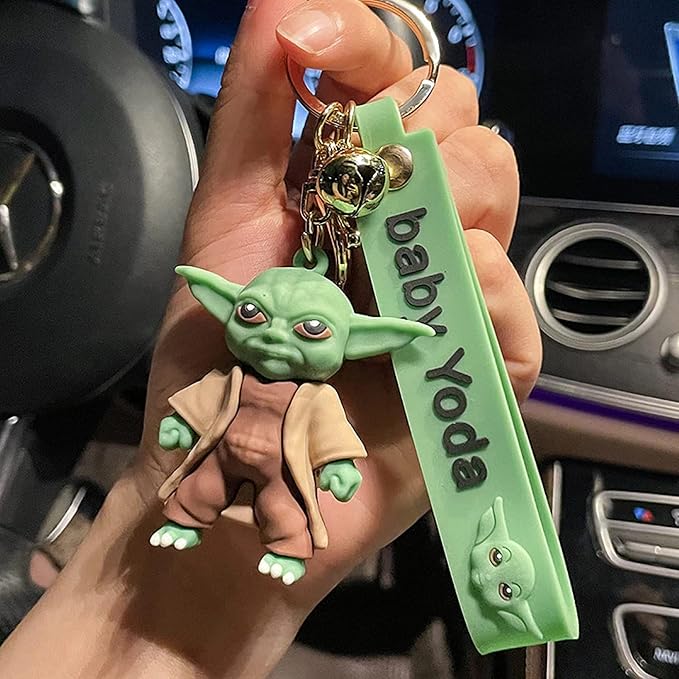 Cute Baby Yoda Keychain – Star Wars Inspired Accessory