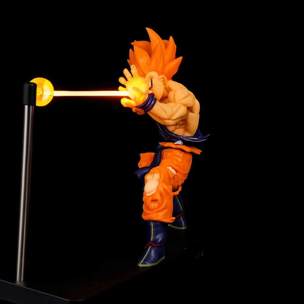 🔥 Super Saiyan Goku Energy Blast LED Figure – Dragon Ball Z Collectible Statue