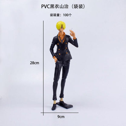 🖤 PVC Anime Figure – Sanji in Black Suit (28cm)