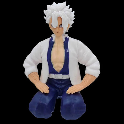 Sanemi Shinazugawa PVC Figure – Demon Slayer: Kimetsu no Yaiba Wind Hashira Collectible  (10 cm)