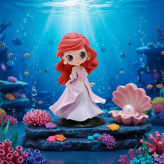 Cute Princess Girl Miniature Showpiece | 14 cm Decorative Doll for Home & Desk