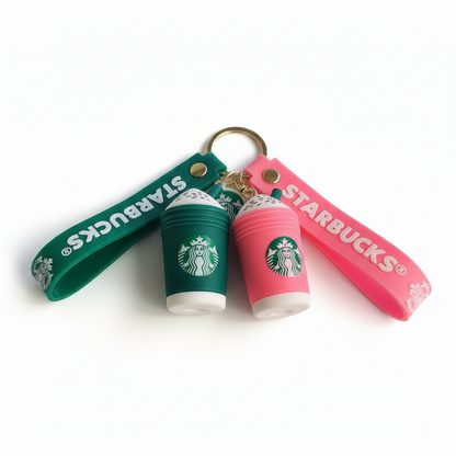 Dragon Ball Z Goku Cartoon Keychain Set with Logo Strap – Anime Character Rubber Keyring (Pack of 2)