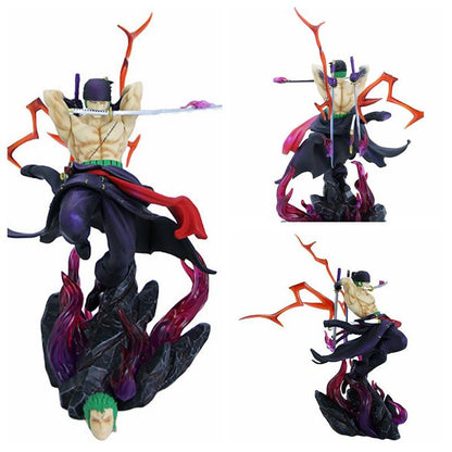 ⚔️ Roronoa Zoro 28cm Premium Action Figure – Battle Stance Edition | PVC Collector Statue ⚔️