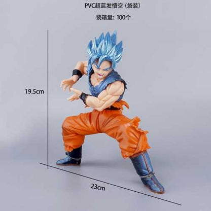 Dragon Ball Z Super Saiyan Blue Goku Action Figure – 19.5cm Collectible Model