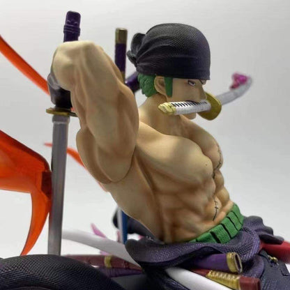 ⚔️ Roronoa Zoro 28cm Premium Action Figure – Battle Stance Edition | PVC Collector Statue ⚔️