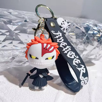 Anime Character Keychain with Strap – Cool Collectible Accessory