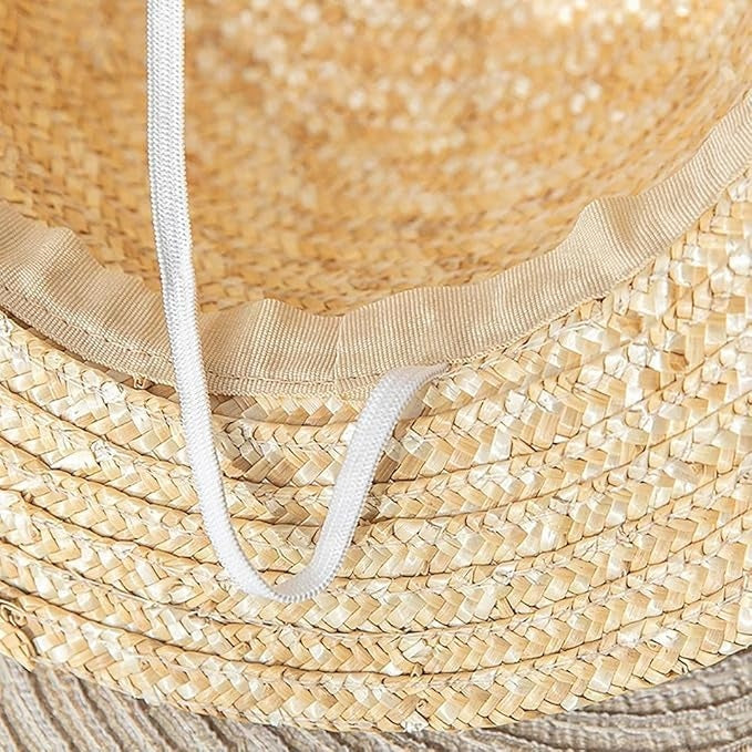Classic Straw Hat with Red Band – Anime Cosplay & Summer Beach Style