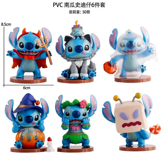 Stitch Action Figures – Set of 6 Collectible Figurines