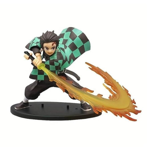 Demon Slayer Tanjiro Kamado Action Figure – Flame Sword Edition