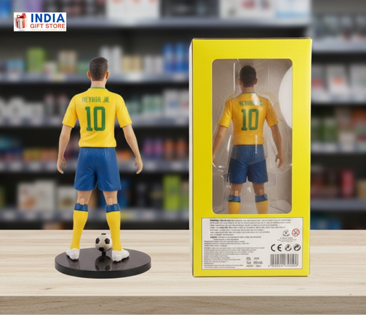 ⚽ Football Star No.10 PVC Action Figure – Yellow Jersey Sports Collectible (20 cm)