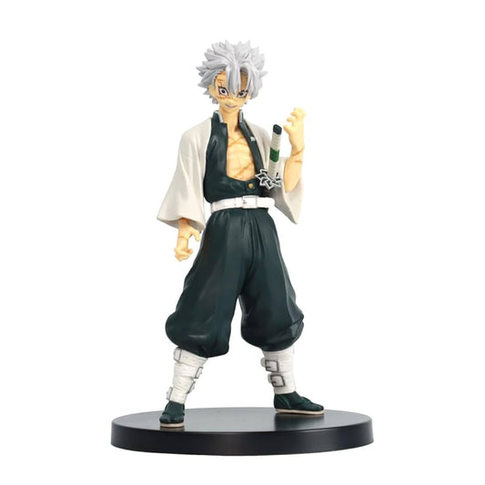Demon Slayer Sanemi Shinazugawa Action Figure | Anime Collectible Figurine (15 cm)