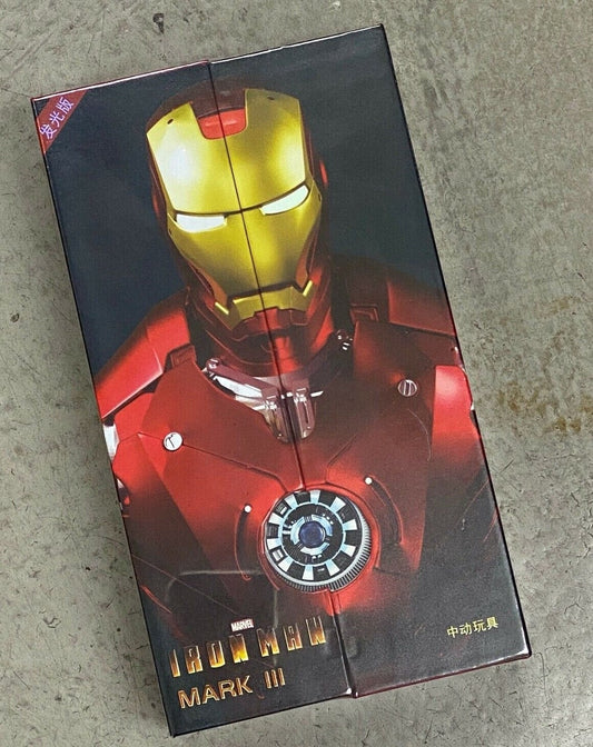 Iron Man Mark III Action Figure Collectible Model with Display Box – Premium PVC Superhero Figurine for Fans & Collectors