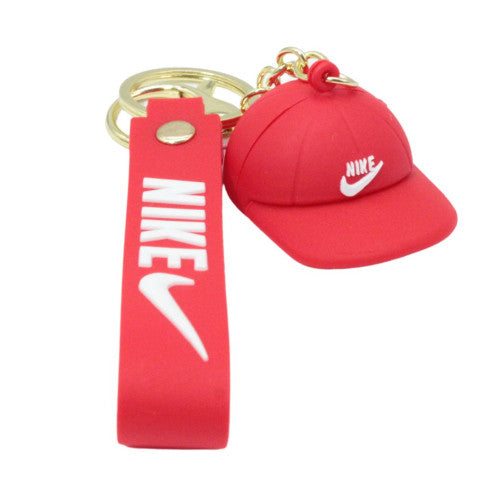 Nike Cap Keychain with Strap – Red