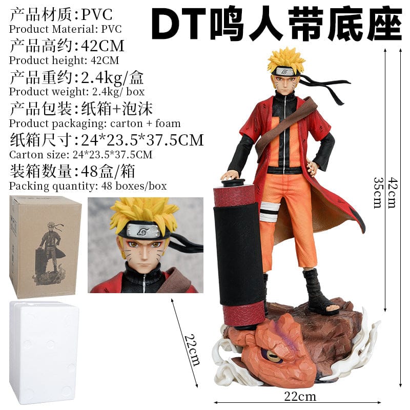 Naruto Uzumaki Sage Mode PVC Action Figure | 42cm Anime Collectible Model Statue