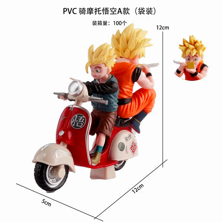 Dragon Ball Z Real McCoy EX – Super Saiyan Goku & Gohan on Bike Collectible Figure