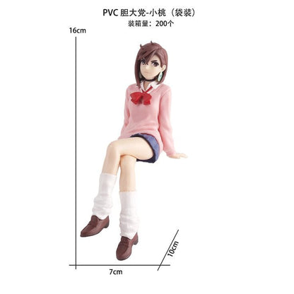 🌸 PVC Anime Figure – Xiaotao Sitting Pose (16cm)