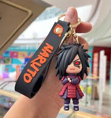 Naruto Anime Keychain with Strap – Madara Uchiha Character