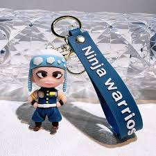 Anime Ninja Keychain – Ninja Warriors Edition (Blue)