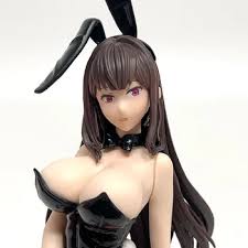 🖤 PVC Bunny Girl Figure – Veina Kneeling Pose (18cm)