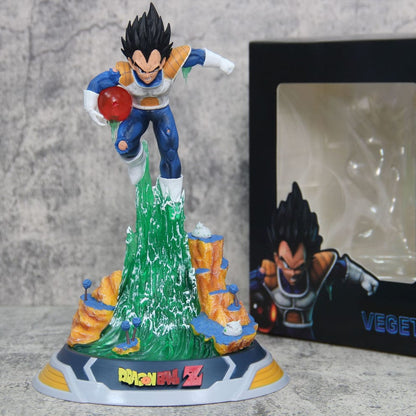 Dragon Ball Z Vegeta PVC Action Figure | Saiyan Armor Collectible Model Statue | 25cm Anime Display Figurine