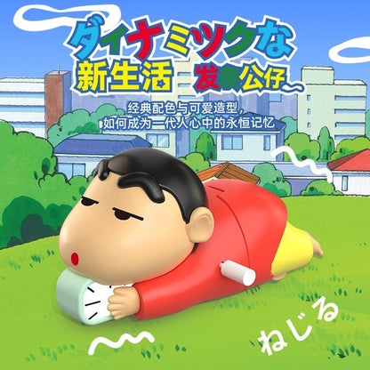 ✨ Crayon Shin-chan “Dynamic New Life” Desk Decor Figure – Limited Edition Collectible ✨