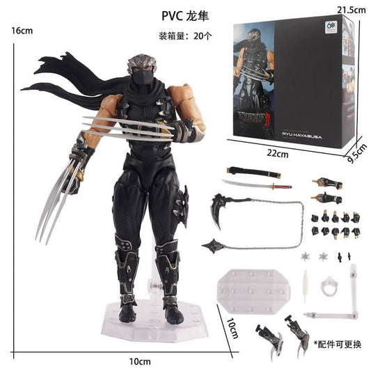 ⚔️ PVC Action Figure – Ryu Hayabusa Ninja Edition (16cm)